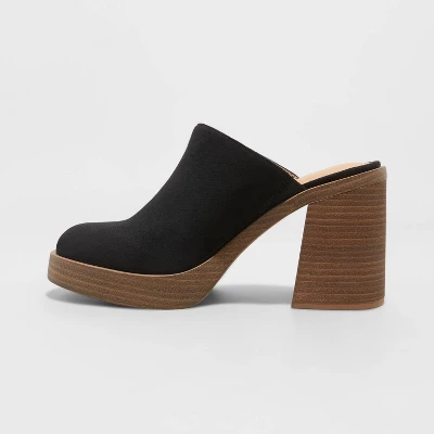 Women's Tess Platform Mule Heels - Universal Thread™ 3 Women's Tess Platform Mule Heels - Universal Thread™