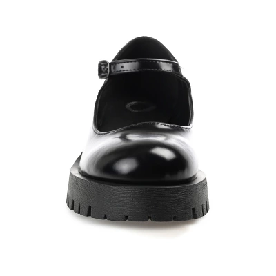 Journee Collection Womens Kamie Mary Jane Round Toe Buckle Flats 7 Journee Collection Womens Kamie Mary Jane Round Toe Buckle Flats - Image 5