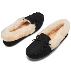 Alpine Swiss Leah Womens Shearling Moccasin Slippers Faux Fur Slip On House Shoes -Bearpaw Shoes Shop GUEST ec813df0 45af 4a76 b30d 893c939b0ca6