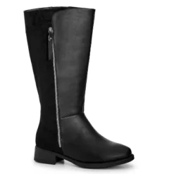 Women's WIDE FIT Karina Tall Boot - Black | CLOUDWALKERS -Bearpaw Shoes Shop GUEST ec8984dc 6843 4ae4 9447 92f24b4e12f5