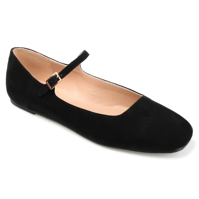 Journee Collection Womens Carrie Buckle Square Toe Mary Jane Flats 11 Journee Collection Womens Carrie Buckle Square Toe Mary Jane Flats - Image 9