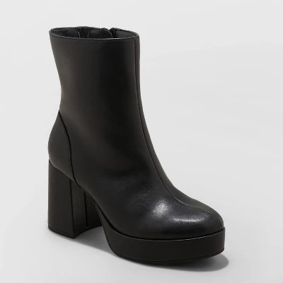 Women's Blythe Platform Boots - A New Day™ Black 5 Women's Blythe Platform Boots - A New Day™ Black - Image 3