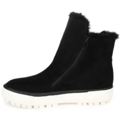 Journee Collection Womens Jezzy Tru Comfort Foam Double Zip Wedge Booties