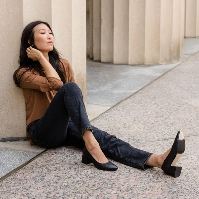 Nisolo Sustainable Women's Fiorela Go-To Mid Heel 10 Nisolo Sustainable Women's Fiorela Go-To Mid Heel - Image 8