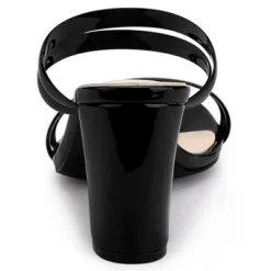 Allegra K Women's Clear Strappy Slide Mule Block Heel Sandal -Bearpaw Shoes Shop GUEST eedc2085 9cb0 4fc0 bfe8 4e188454c505