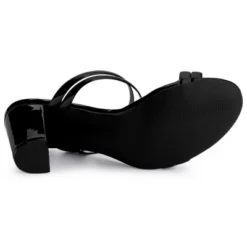 Allegra K Women's Clear Strappy Slide Mule Block Heel Sandal -Bearpaw Shoes Shop GUEST ef8bb615 ce1d 4dde b9db 99c937201f65