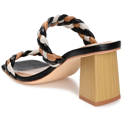 Journee Collection Womens Bronte Tru Comfort Foam Open Square Toe Block Heel Sandals 8 Journee Collection Womens Bronte Tru Comfort Foam Open Square Toe Block Heel Sandals - Image 6