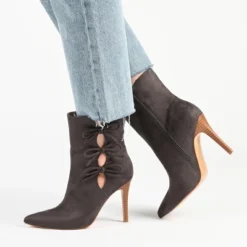 Journee Collection Womens Deandra Tru Comfort Foam Inside Zip Stiletto Booties -Bearpaw Shoes Shop GUEST f1de07d1 0d0f 4930 ac58 a2732ba009da