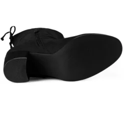 Allegra K Women's Round Toe Chunky Heel Over The Knee High Boots -Bearpaw Shoes Shop GUEST f227a44f a72c 4ef9 a24c 31c11737af12