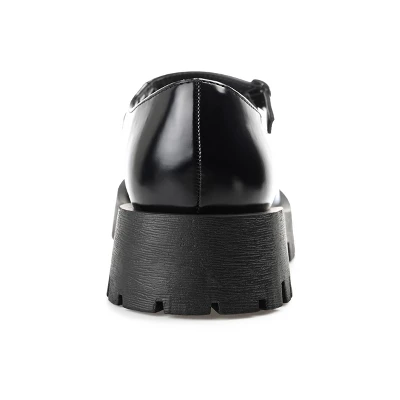 Journee Collection Womens Kamie Mary Jane Round Toe Buckle Flats 4 Journee Collection Womens Kamie Mary Jane Round Toe Buckle Flats - Image 2