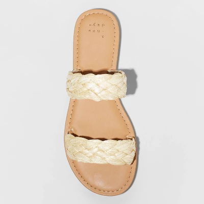 Women's Lucy Braided Slide Sandals - A New Day™ 4 Women's Lucy Braided Slide Sandals - A New Day™ - Image 2