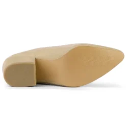 Allegra K Women's Pointed Toe Slip On Block Heel Slide Mules -Bearpaw Shoes Shop GUEST f5e02904 b6d6 466c bcae 3b3abe9e9df1