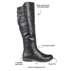 Journee Collection Womens Tori Stacked Heel Riding Boots 19 Journee Collection Womens Tori Stacked Heel Riding Boots -Bearpaw Shoes Shop GUEST f64694f0 5118 40fa bbc5 9a9680cfbe0f 1