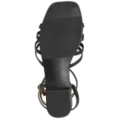 Journee Collection Womens Indee Ankle Wrap Low Block Heel Sandals -Bearpaw Shoes Shop GUEST f661b16b d2d5 4584 918f 7a232c73dfdb