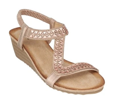 GC Shoes Dua Embellished Slingback Wedge Sandals 9 GC Shoes Dua Embellished Slingback Wedge Sandals - Image 7