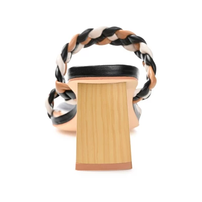 Journee Collection Womens Bronte Tru Comfort Foam Open Square Toe Block Heel Sandals 4 Journee Collection Womens Bronte Tru Comfort Foam Open Square Toe Block Heel Sandals - Image 2