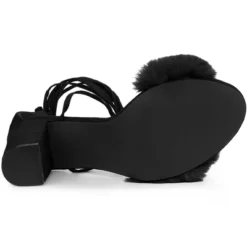 Allegra K Women's Faux Fur Lace Up Strappy Chunky Heels Sandals 12 Allegra K Women's Faux Fur Lace Up Strappy Chunky Heels Sandals -Bearpaw Shoes Shop GUEST f95de73b 570b 4872 8b27 91c462068315