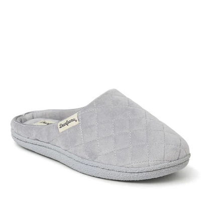 Dearfoams Women's Quilted Velour Clog Slipper 9 Dearfoams Women's Quilted Velour Clog Slipper - Image 8