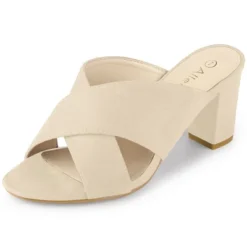 Allegra K Women's Crisscross Strap Block Heel Slide Sandals 30 Allegra K Women's Crisscross Strap Block Heel Slide Sandals -Bearpaw Shoes Shop GUEST fa7c07d2 1ad2 4b67 a000 d0c24da613c6