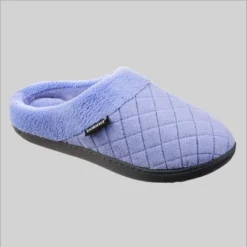 Isotoner Women's Diamond Quilted Microterry Hoodback Slippers - Light Purple -Bearpaw Shoes Shop GUEST fb75541a c947 4bd5 b1c2 c2b586c58ff5