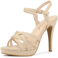 Allegra K Women's Strappy Platform Heels Stiletto Heel Sandals 23 Allegra K Women's Strappy Platform Heels Stiletto Heel Sandals -Bearpaw Shoes Shop GUEST fbe83cc6 7f74 43bb a292 61c14a2e94ab