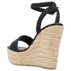 Journee Collection Womens Andiah Tru Comfort Foam Buckle Espadrille Wedge Sandals -Bearpaw Shoes Shop GUEST fd79a36d 111e 4721 a9a6 fae9f2684e39
