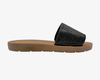 C&C California Women's Rhinestone Sandals - Slip On Sandals For Women 3 C&C California Women's Rhinestone Sandals - Slip On Sandals For Women