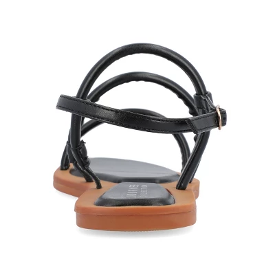 Journee Collection Womens Karrio Tru Comfort Foam Buckle Sling Back Flat Sandals 4 Journee Collection Womens Karrio Tru Comfort Foam Buckle Sling Back Flat Sandals - Image 2