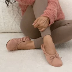 Isotoner Women's Sloan Nude Spandex Ballerina Slippers -Bearpaw Shoes Shop GUEST ffd251ca e2a6 4a5e 94bd 53680194facd